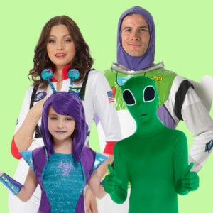 Alien and Space Costumes for Adults and Kids