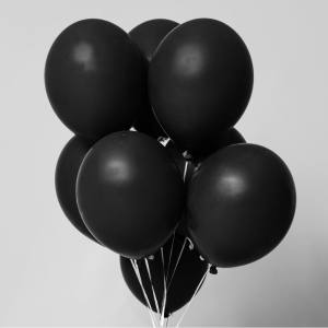 Black Party Balloons