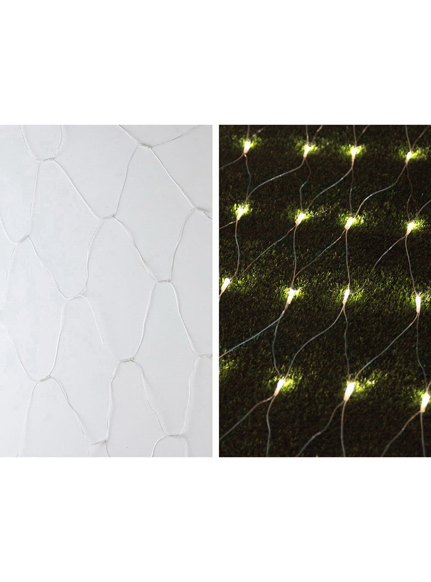Warm White 1000 Bulb Net String Christmas Lights - Information Image 2