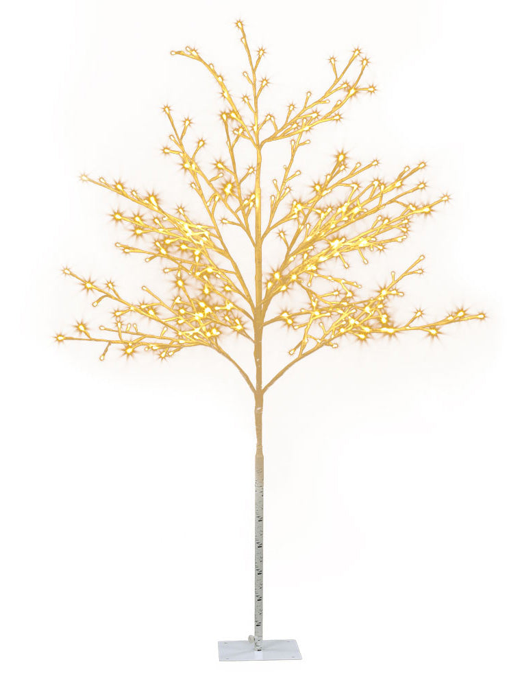 Jingle Jollys White Twig Light Up Christmas Decoration 150cm - Main Image