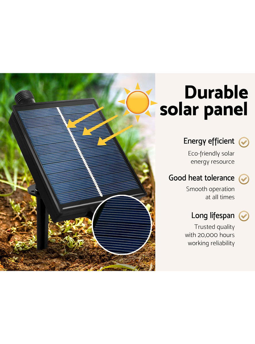 150cm Solar Powered LED Cool White Twig Style Christmas Tree Decoration - Info Image 2