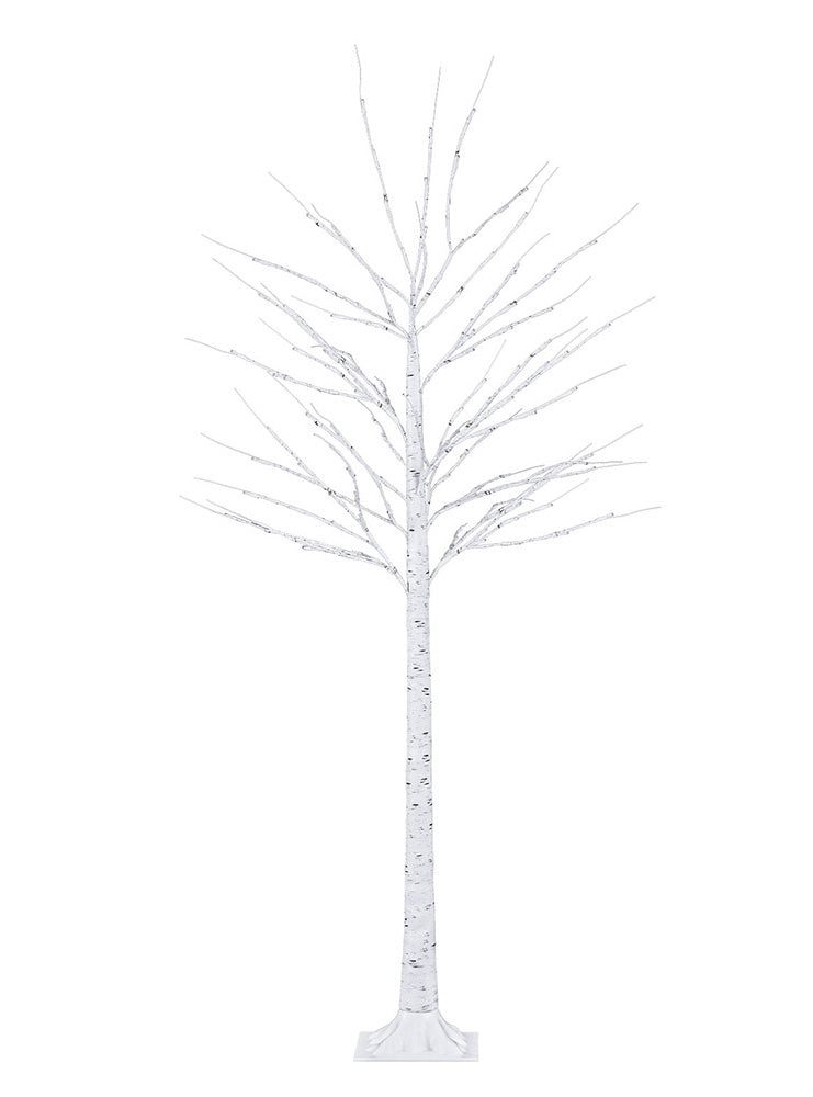 Jingle Jollys RGB Light Up White Twig Christmas Tree Decoration 170cm - Alternate Image 1