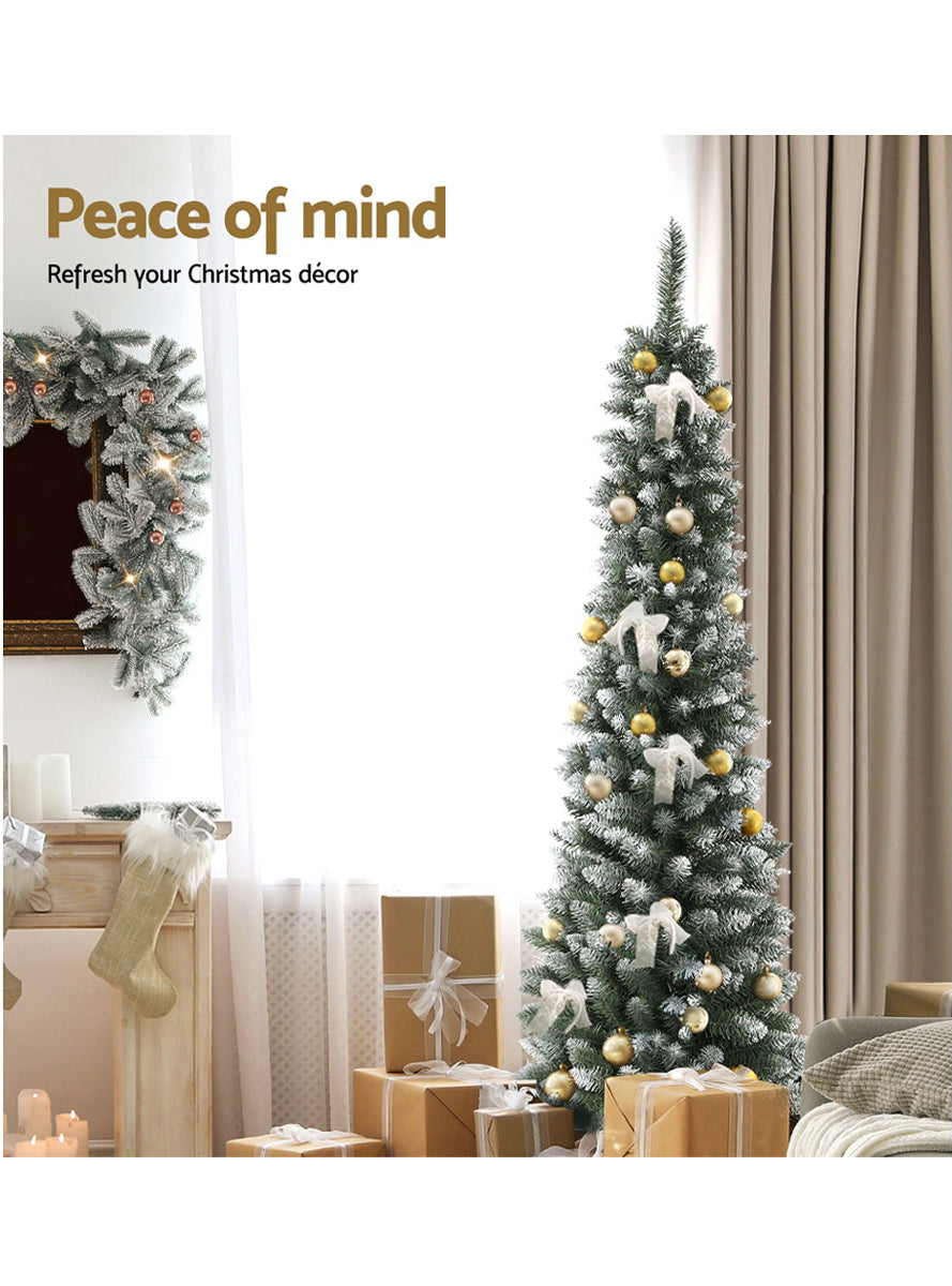 Snowy 300 Tip Jingle Jollys Christmas Tree Decoration 180cm - Alternate Lifestyle Image