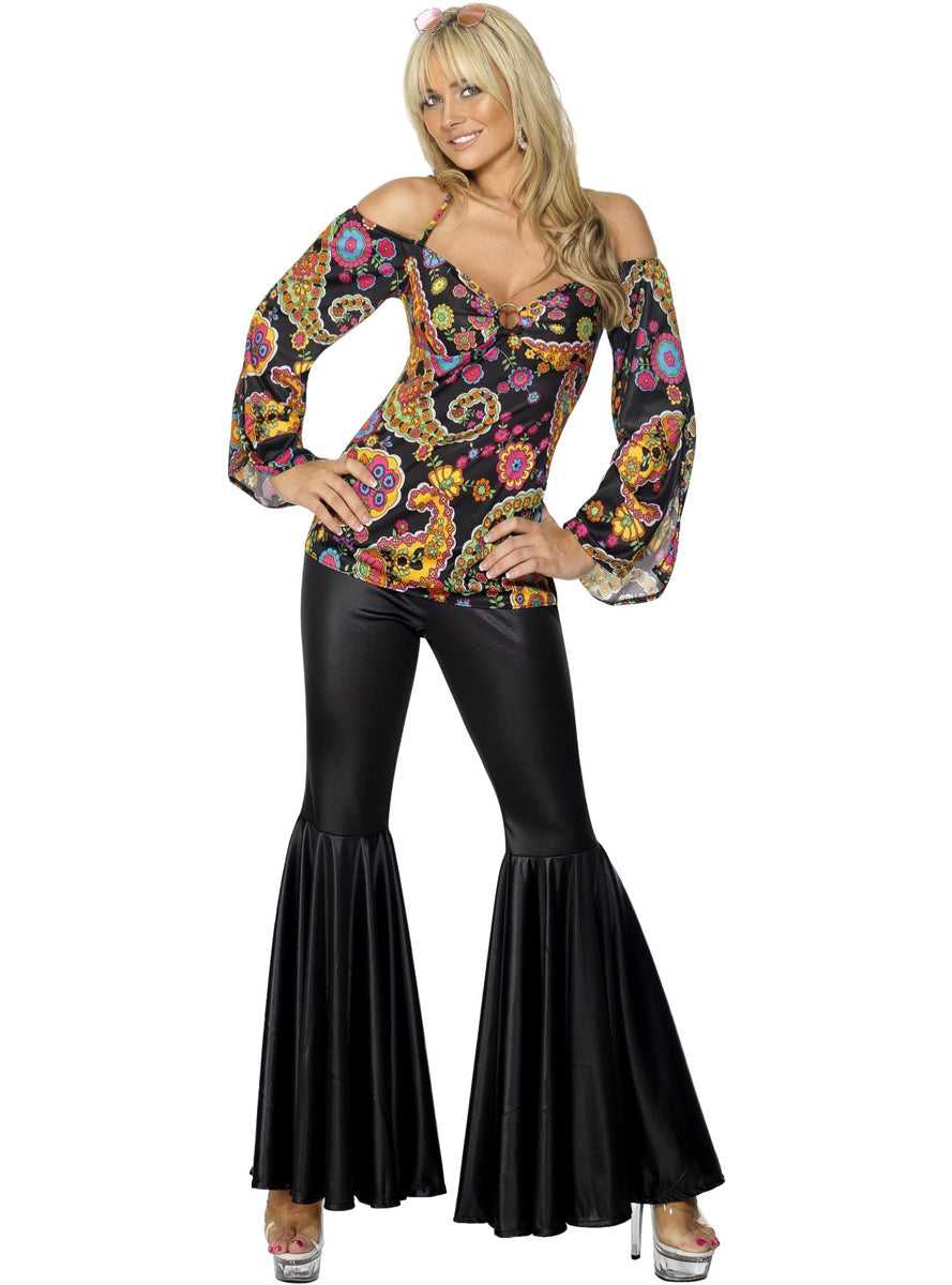 70's Hippie Chick Women's Retro 70s Costume - Main View