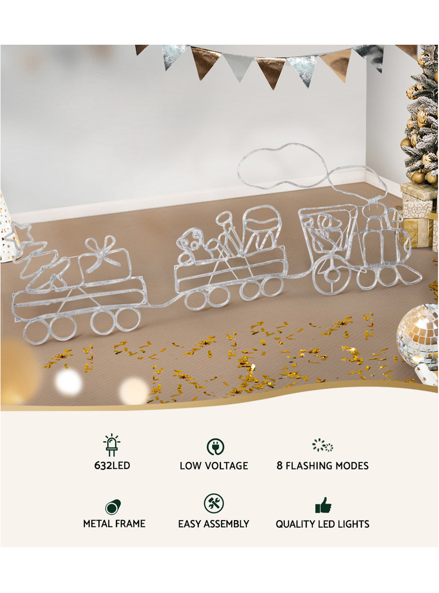210cm Christmas Train Rope Light Decoration - Information Image 1