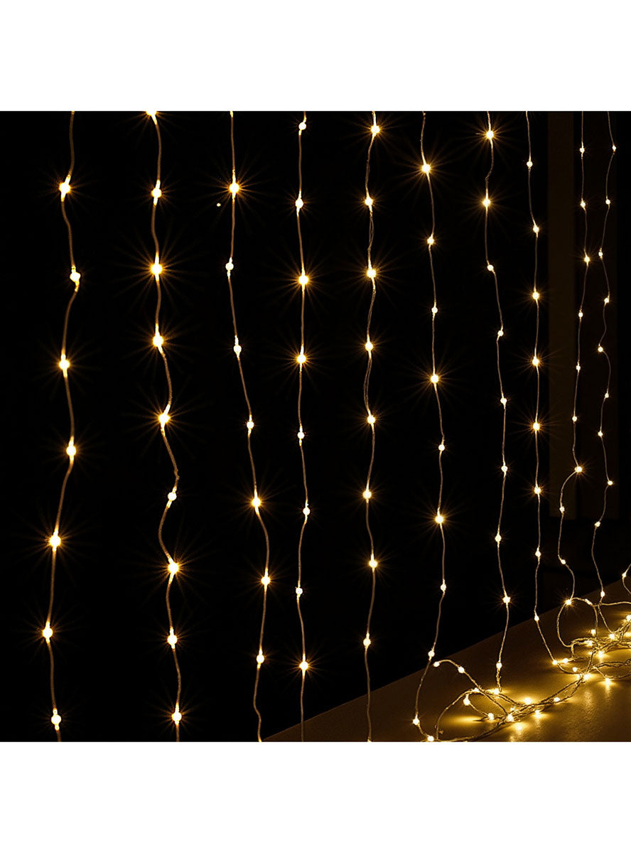 Warm 3 Metre Christmas LED Curtain String Lights - Alternate Image