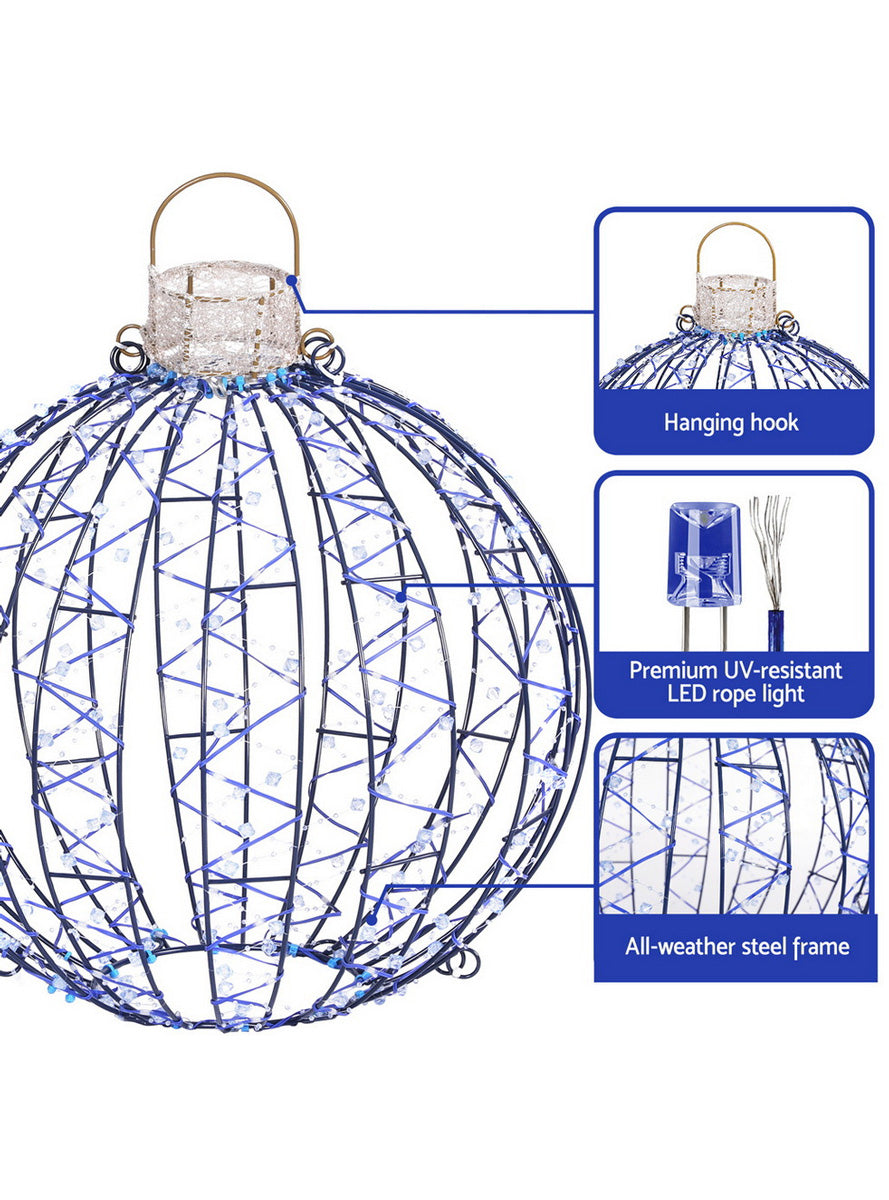 Light Up Christmas Balls Decoration Set 3 Piece - Information Image 3