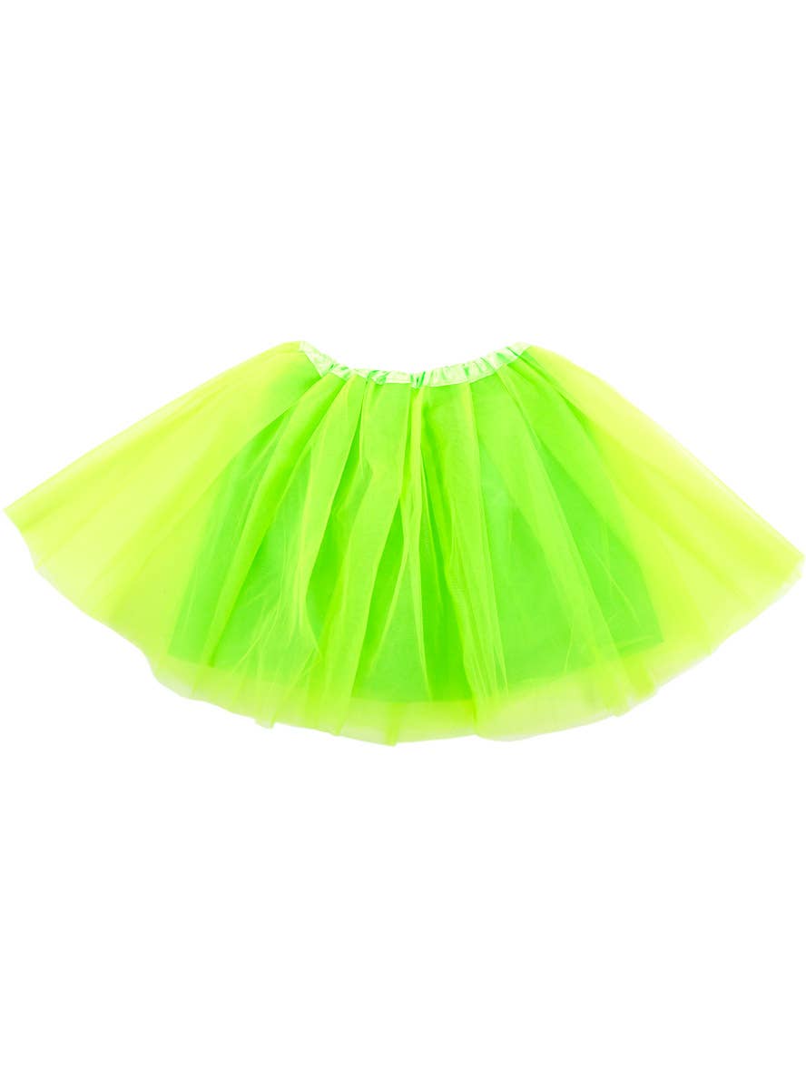 Image of Fairy Green 40cm Women's Costume Tutu -Alternate View