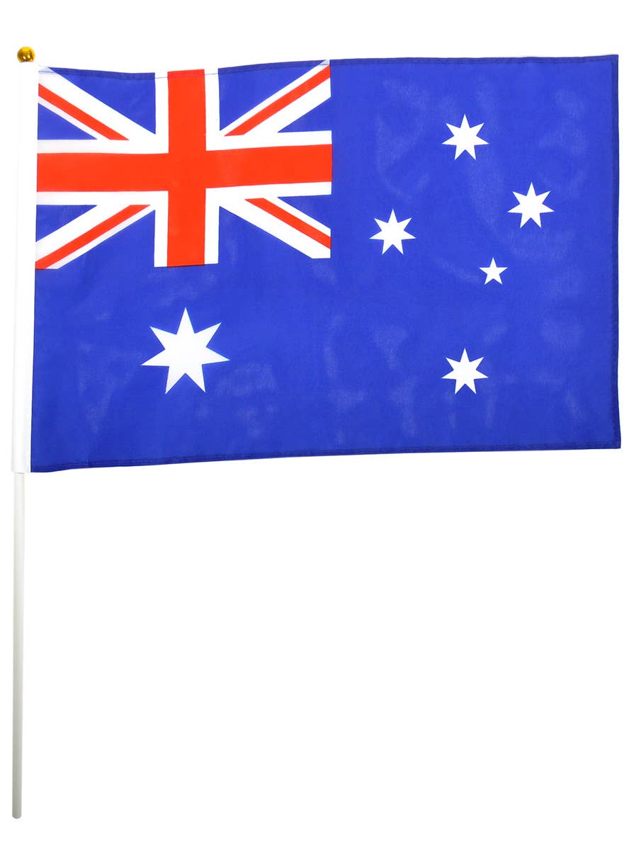 2 Pack Aussie Flags 45x30cm Australia Day Decorations - Close Up Image