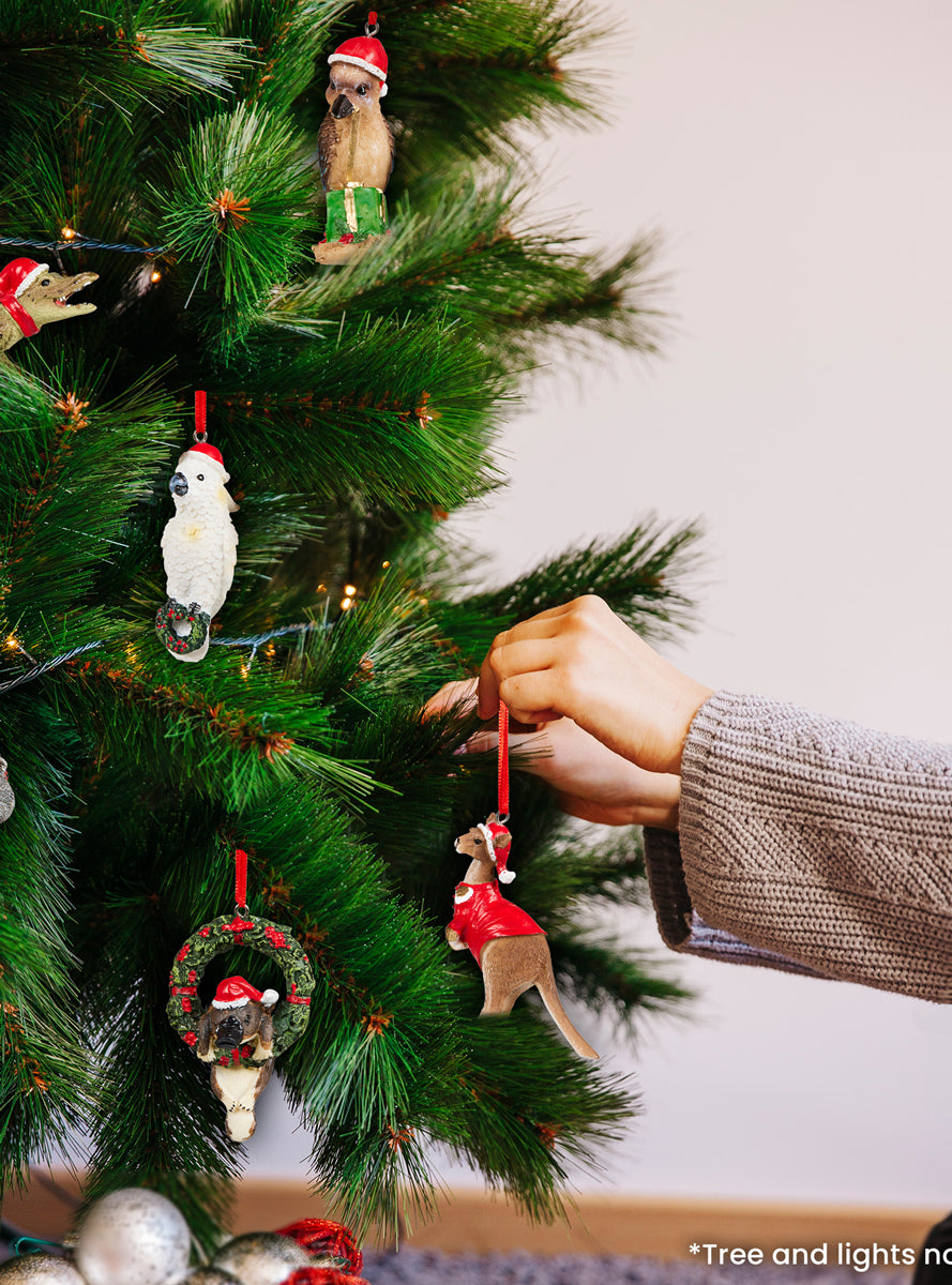 Aussie Animals Christmas Tree Ornaments 6 Pack - Tree Image 1
