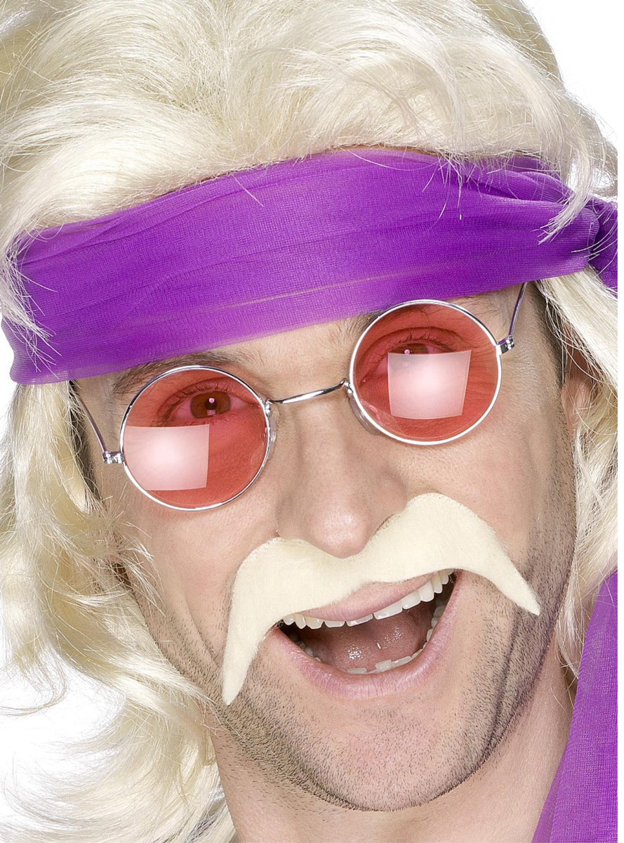 Blonde Seventies Tash Men's Costume Moustache
