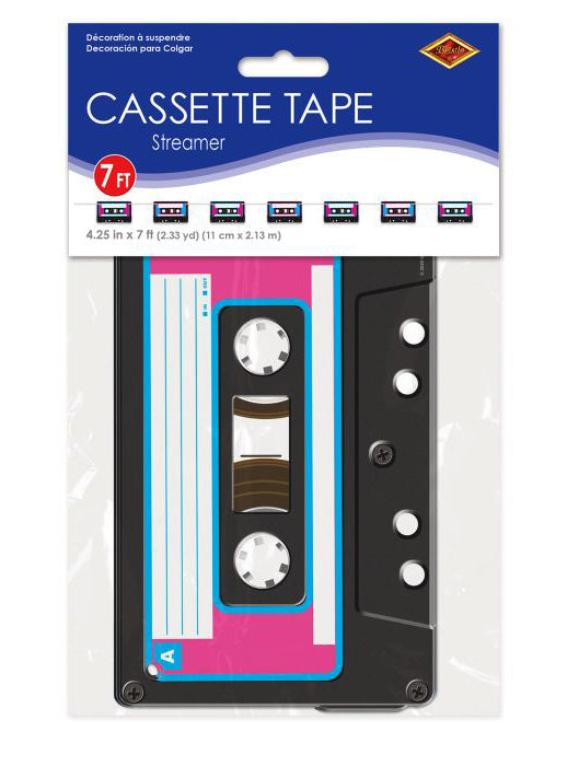 Cassette Tape 80s Garland - Packaging Image