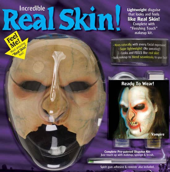 Realistic Soft Latex Vampire Skin Special FX Costume Makeup Kit