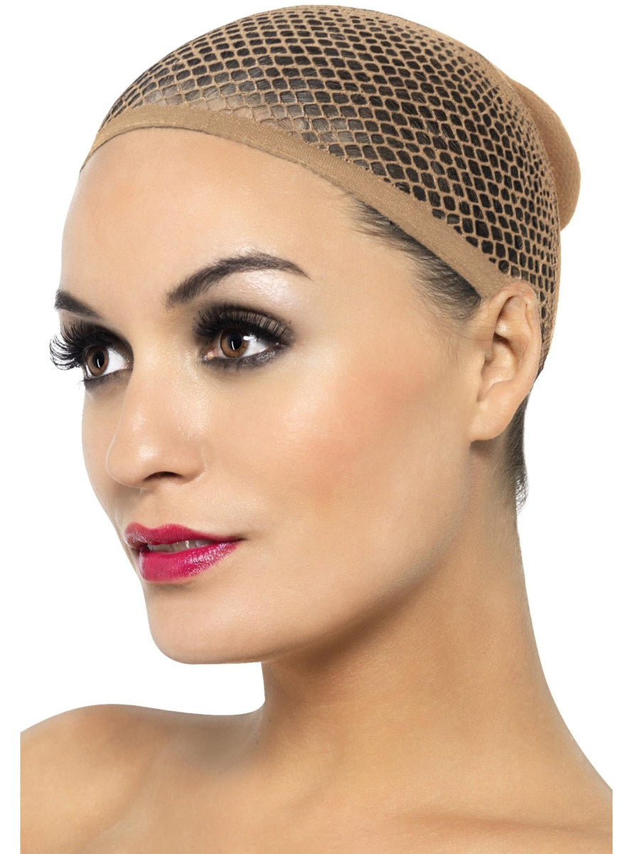 Adults Mesh Nude Colour Wig Cap - Main Image