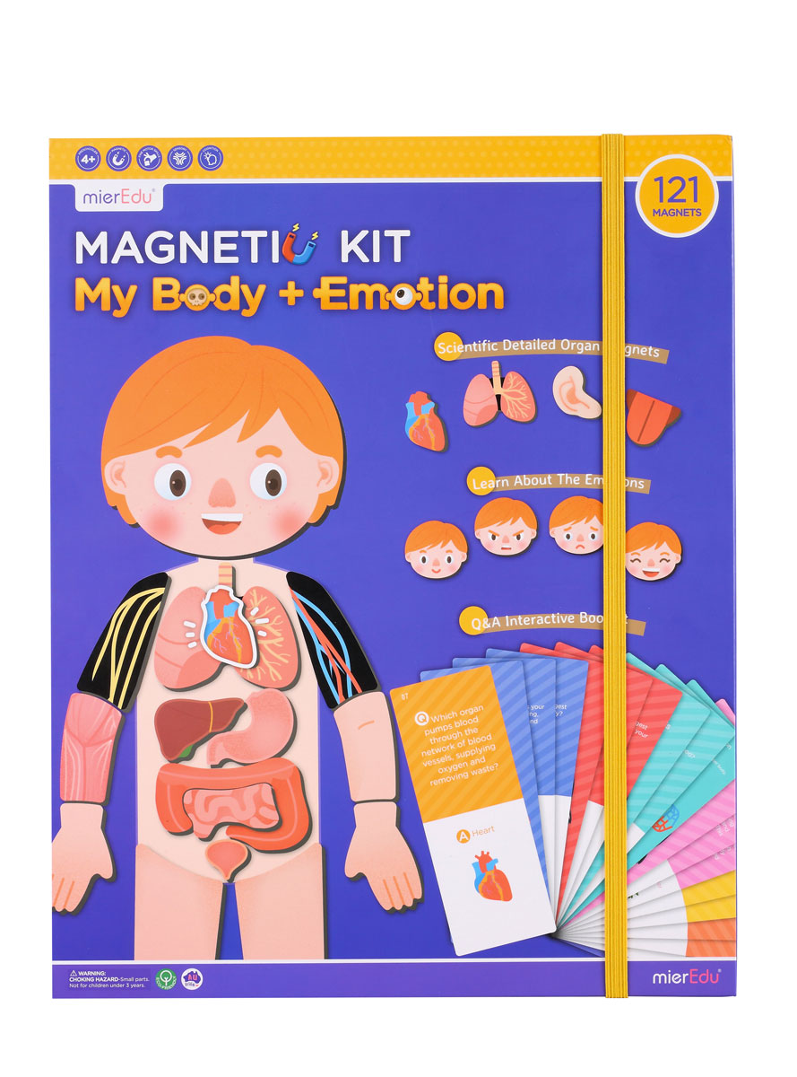 All About The Human Body And Emotions Kids Magnetic Puzzle Set - Main Image