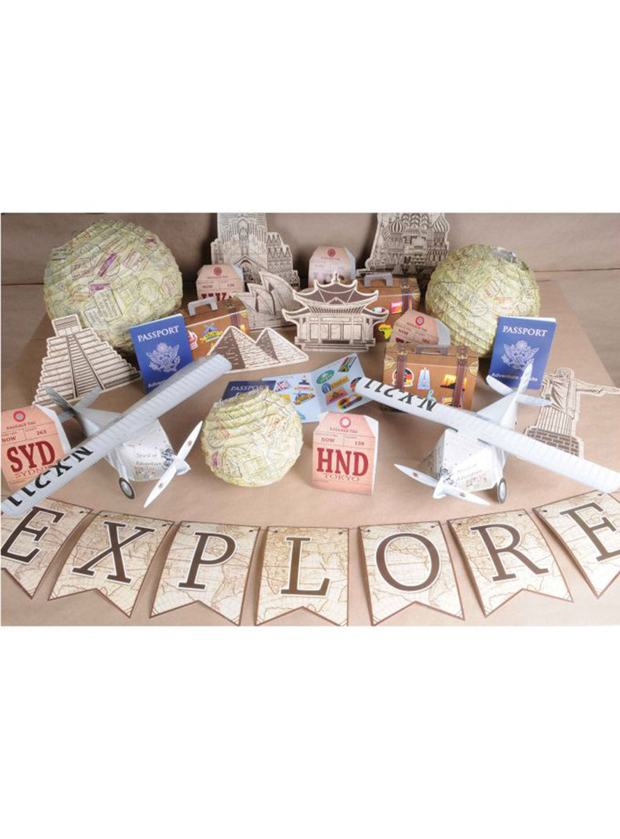 World Landmark Cut Out Decorations - Lifestyle Image