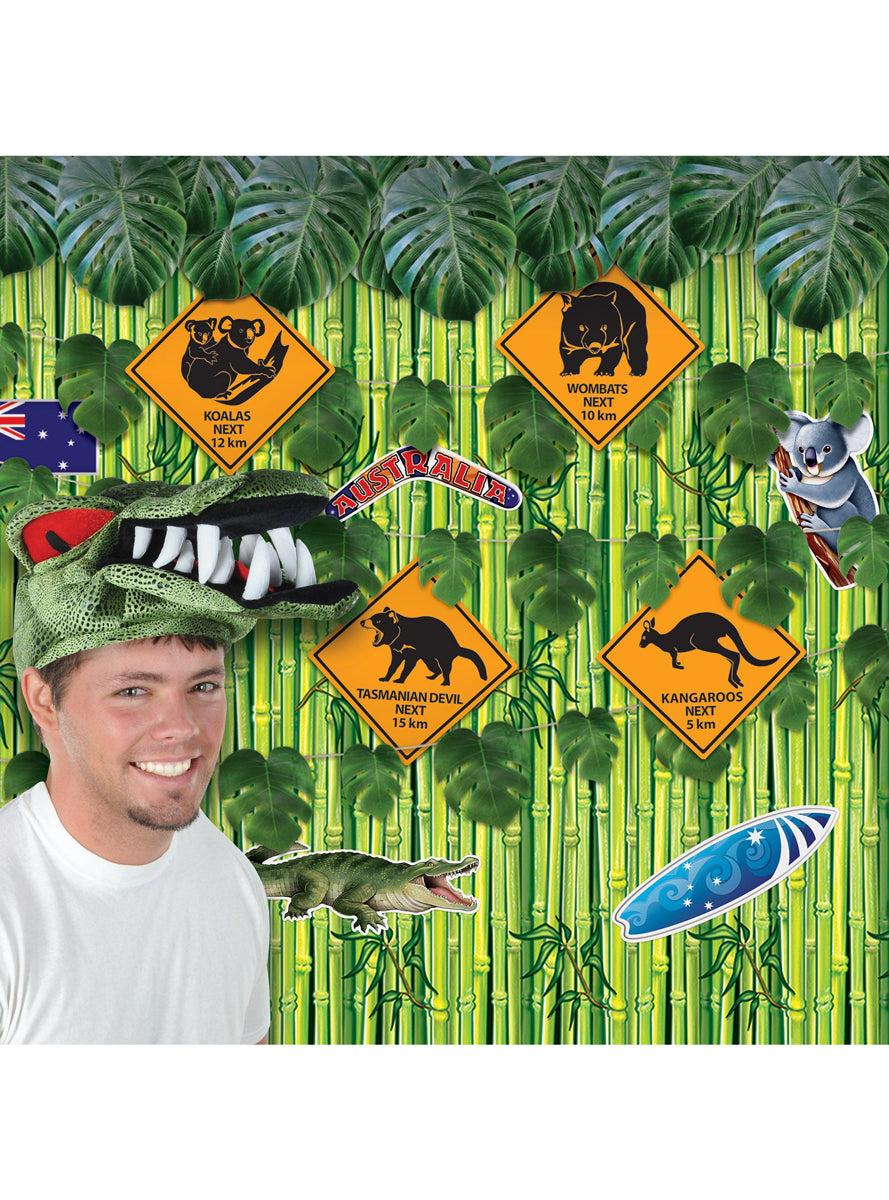 Australian Animal Road Sign Decorations - Lifestyle Image