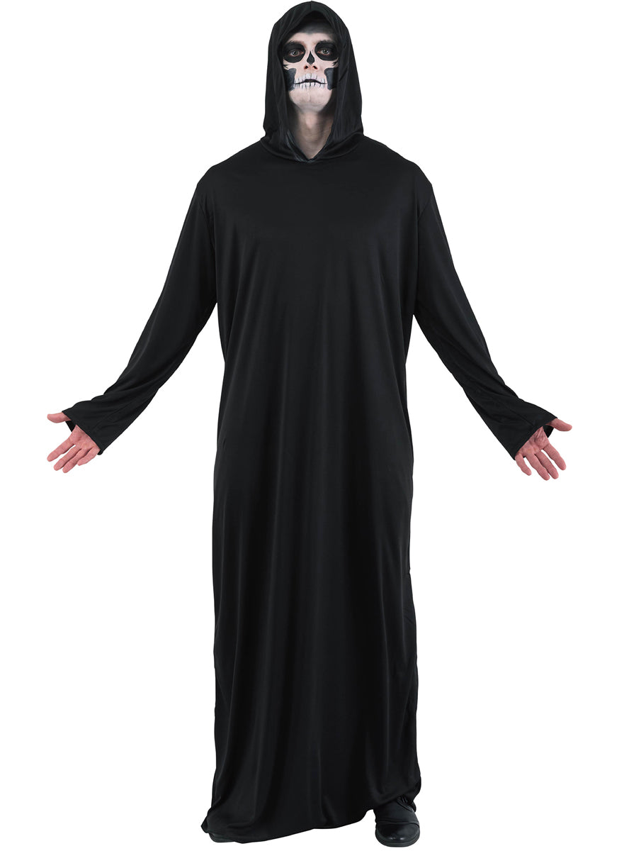 Alternative image of Hooded Black Reaper Mens Simple Halloween Costume