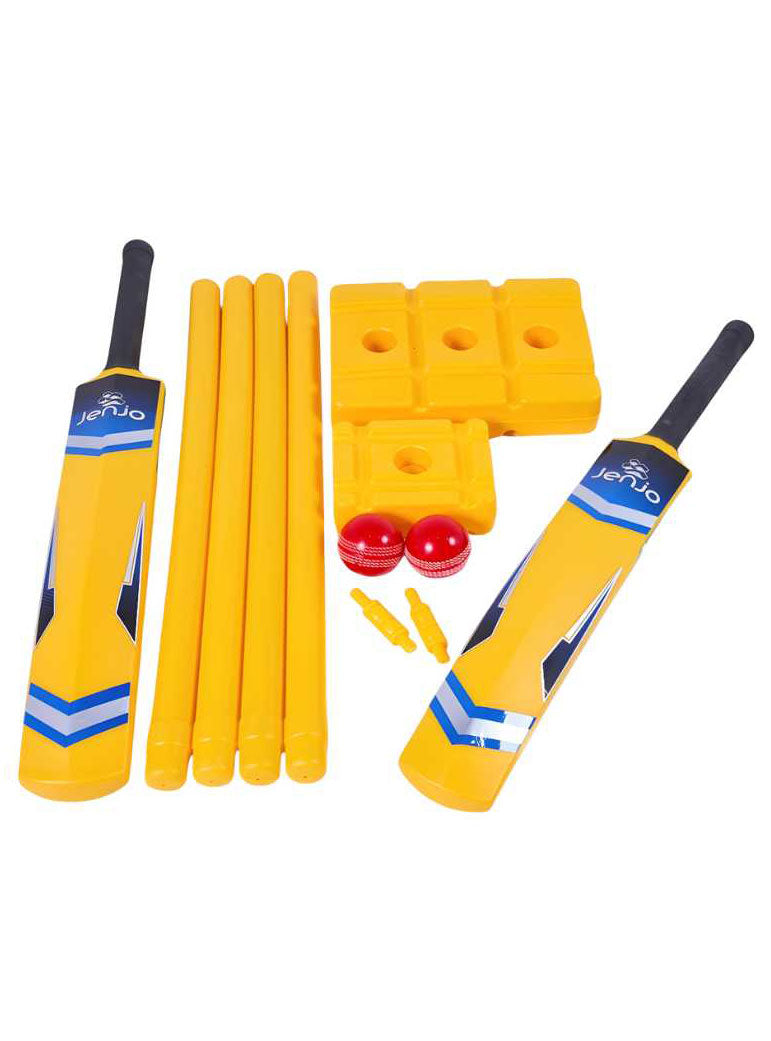 Beach Cricket Yellow Bats Ball And Stumps Set - Alternative Image 3