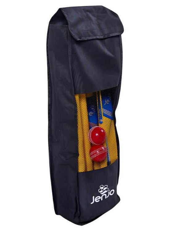 Beach Cricket Yellow Bats Ball And Stumps Set - Bag Image 2