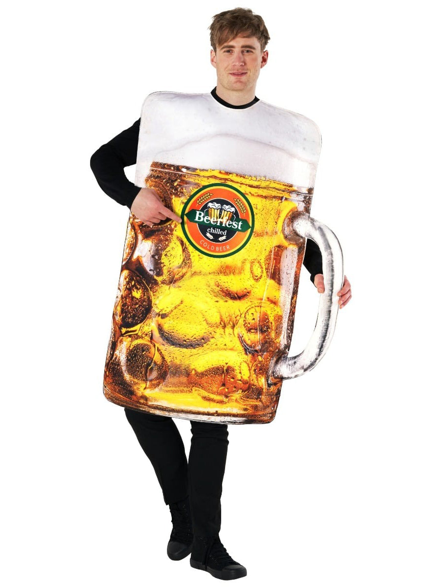 Beer Stein Adults Novelty Costume Tabard - Alternative Image 2