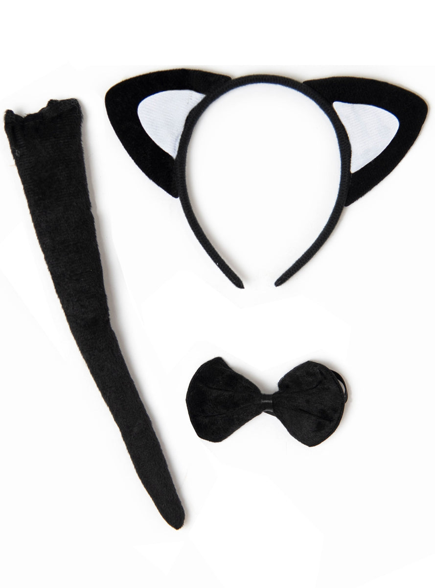 Black Cat Kids Costume Accessory Set - Main Image