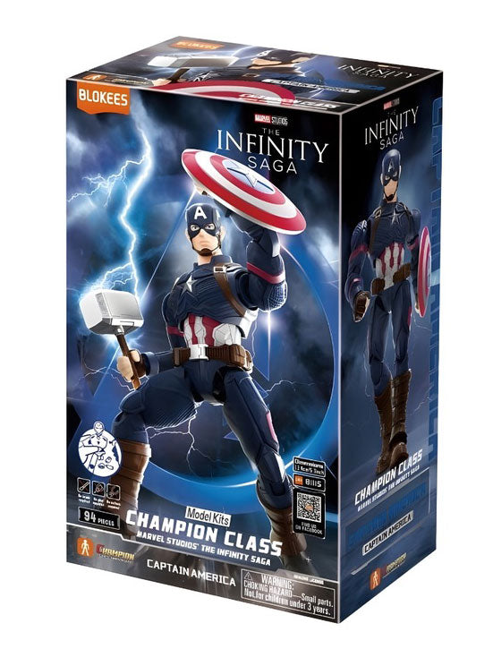 Blokees Captain America Marvel Superhero Figure - Packaging Image