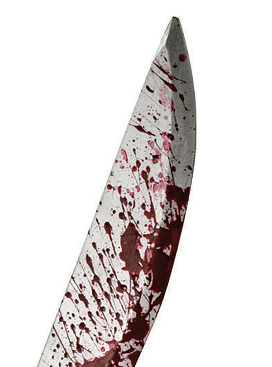 Halloween Blood Splattered Costume Cleaver - Close Image 1