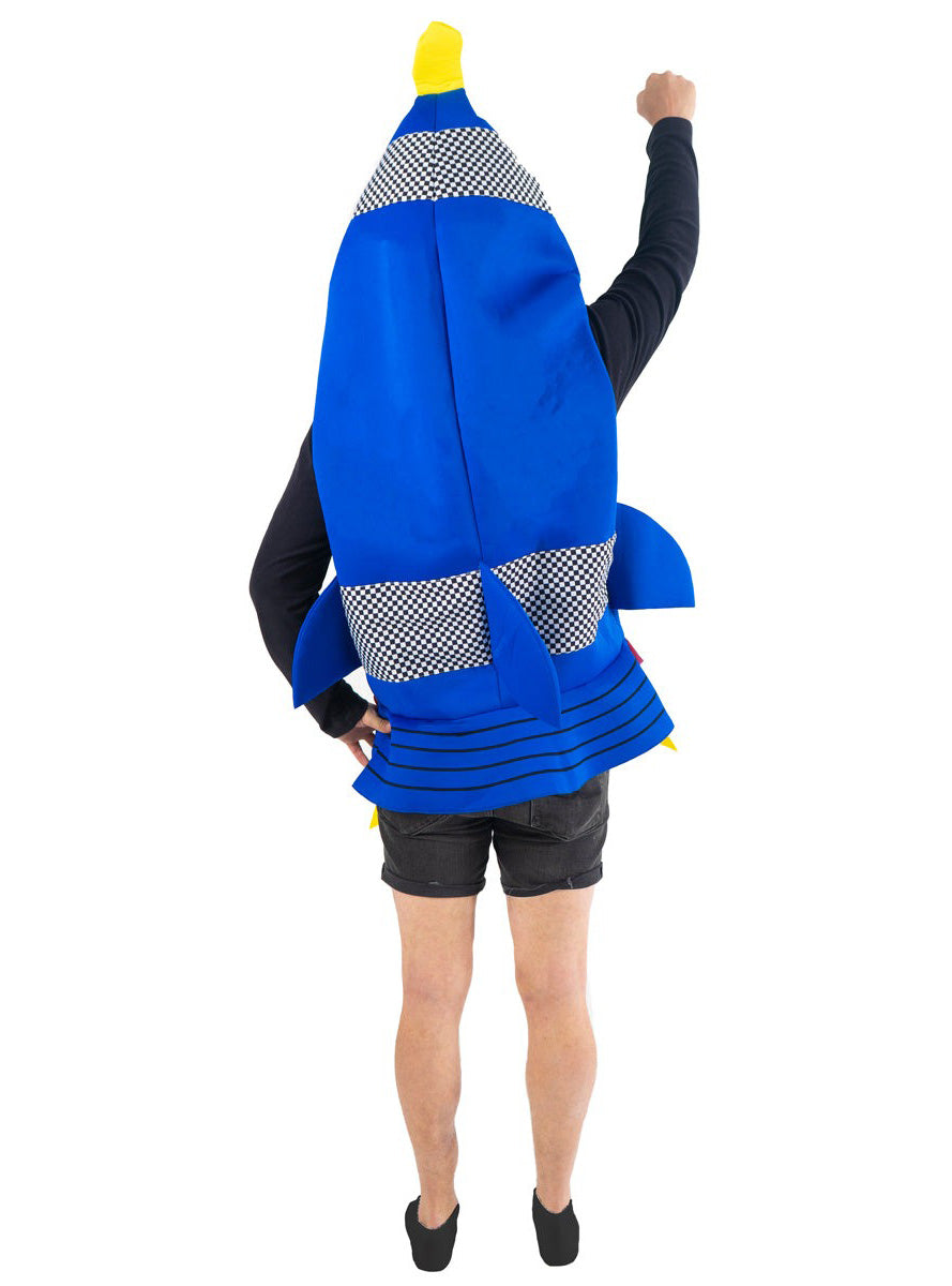 Blue Jet Novelty Adults Foam Costume - Back Image