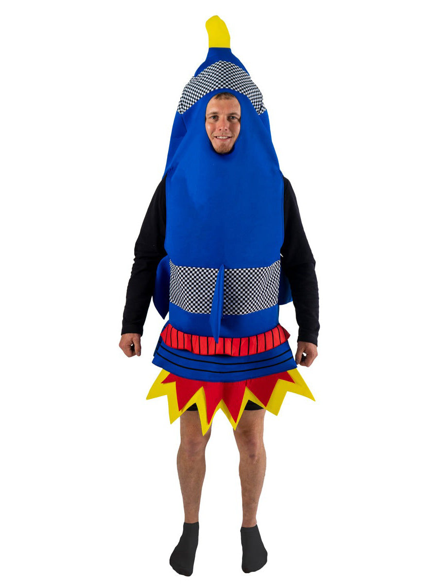 Blue Jet Novelty Adults Foam Costume - Main Image