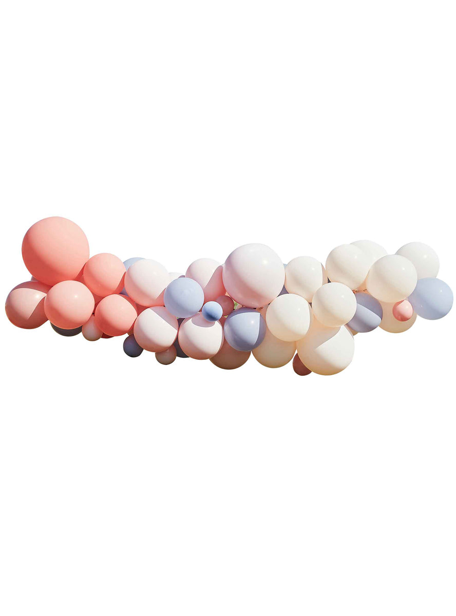 pastel bohemian bridal balloon arch - Main image