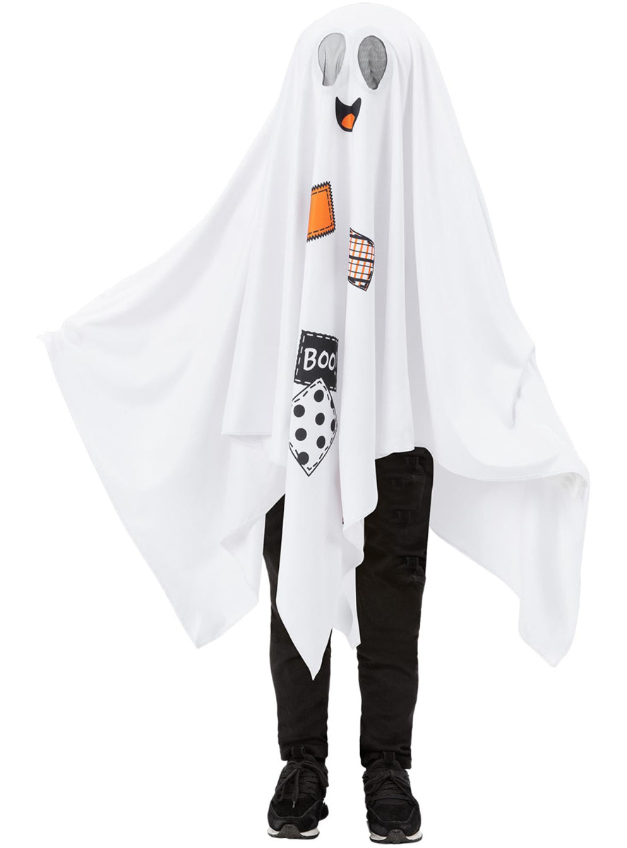 Kids ghost cover halloween costume - Main image