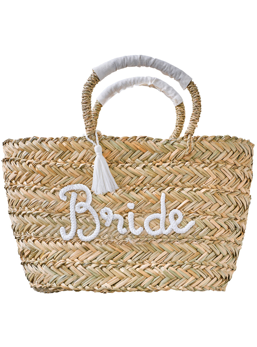 bridal shower hens night brides ratten bag - alternative image