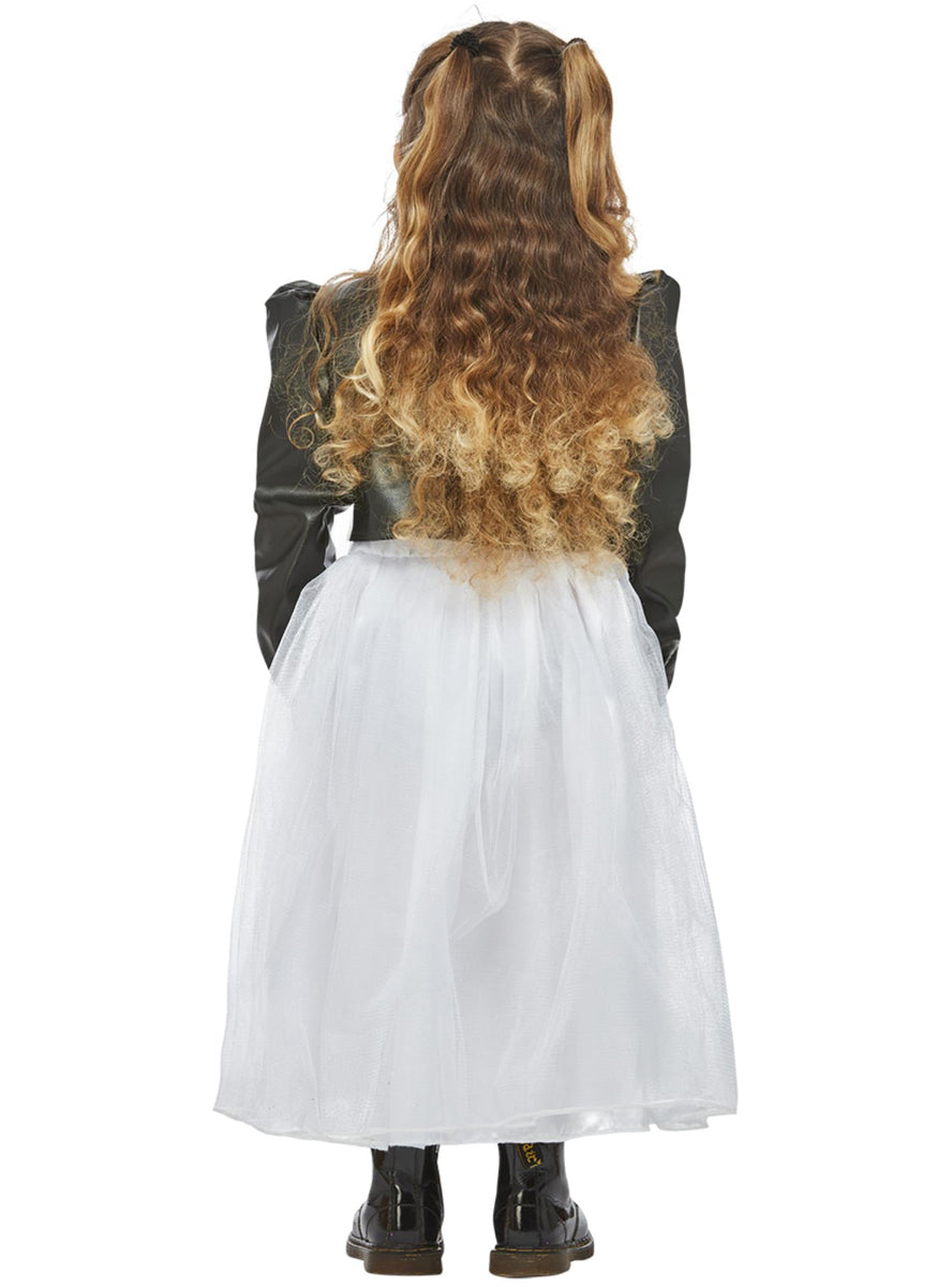 Girls Tiffany bride of chucky killer halloween costume - Back image