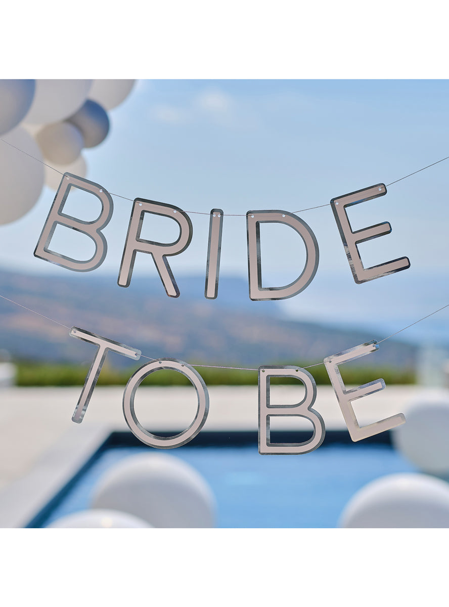 hens night engagement bride to be party banner - lifestyle image