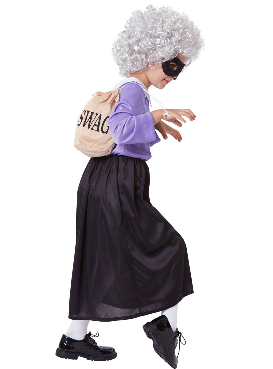 Book Week Girls Gangsta Granny Costume - Side Image 2