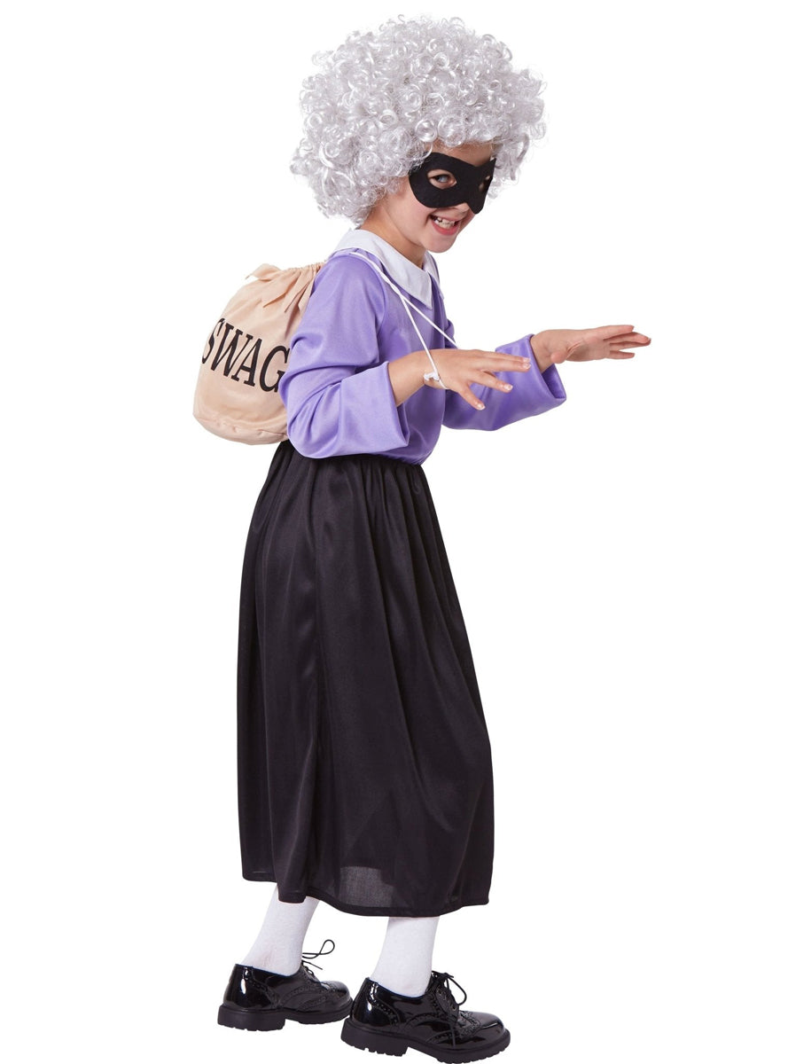 Book Week Girls Gangsta Granny Costume - Side Image 1
