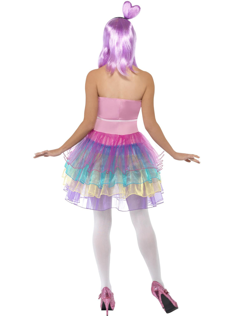 Womens candy katy costume - Back image