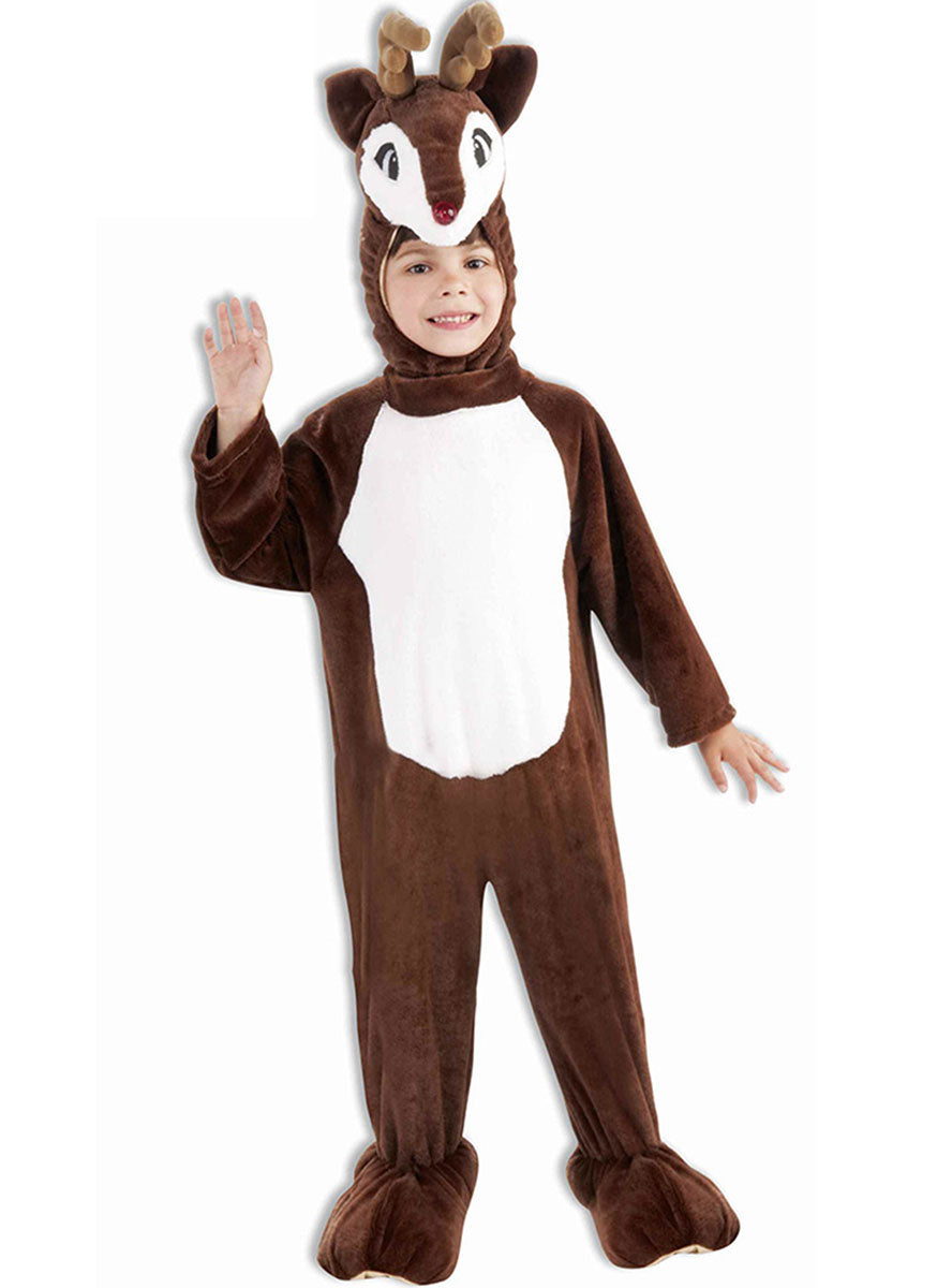 Reindeer Deluxe Kids Reindeer Mascot Costume - Main image