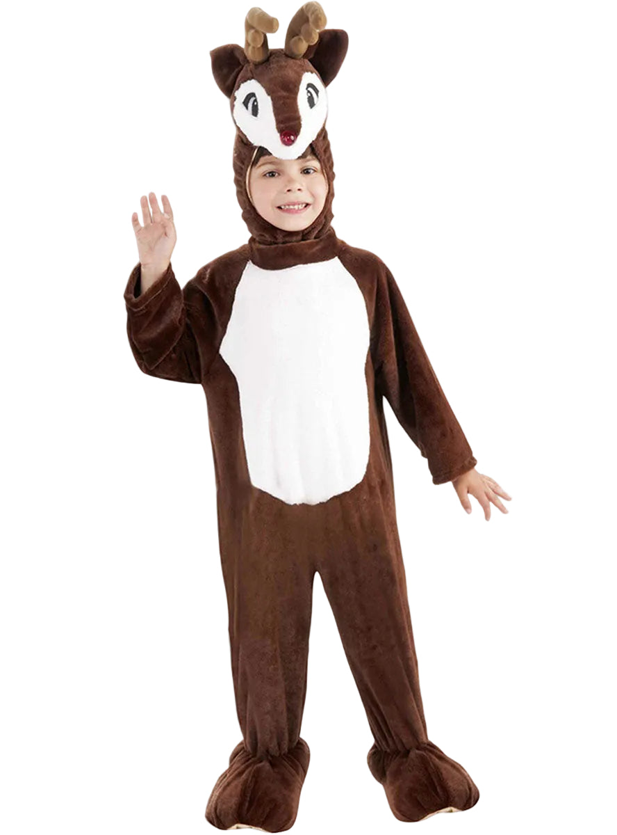Reindeer Deluxe Kids Reindeer Mascot Costume - Main image