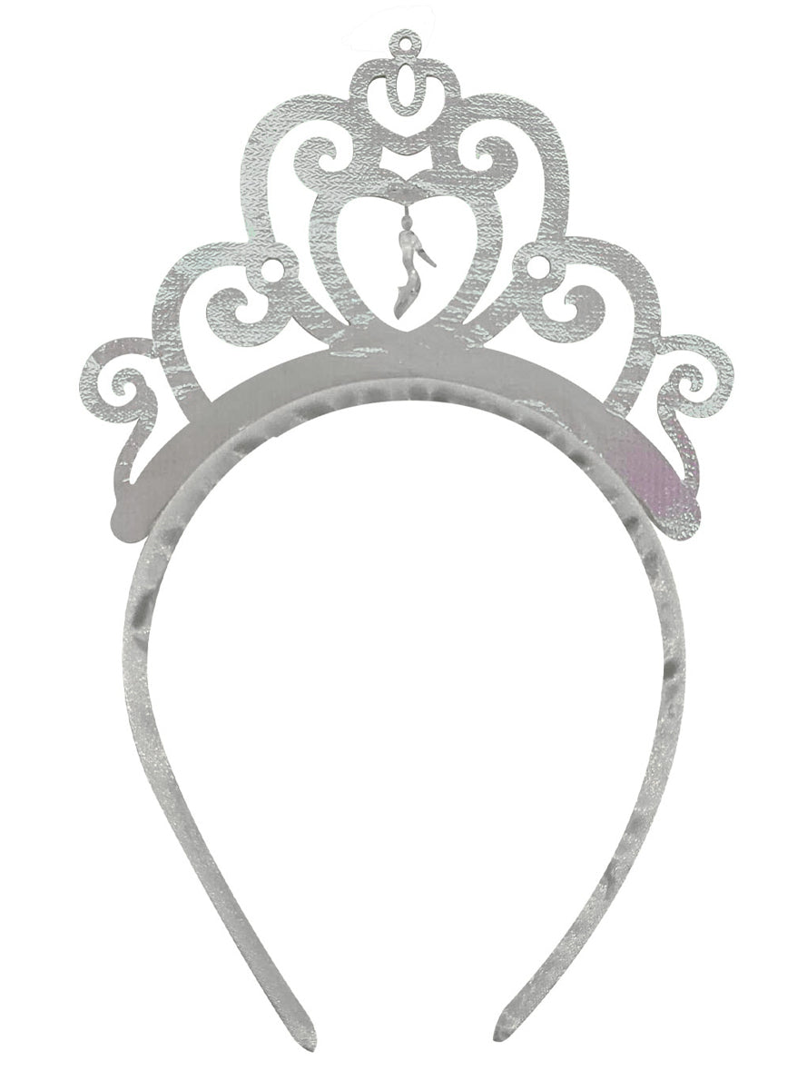 Princess Cinderella Girls Silver Costume Tiara - Alternative Image 1