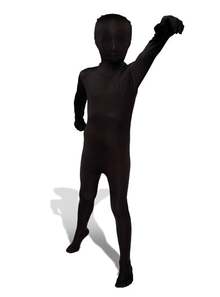 Classic Boys Black Morphsuit - Alternate Image