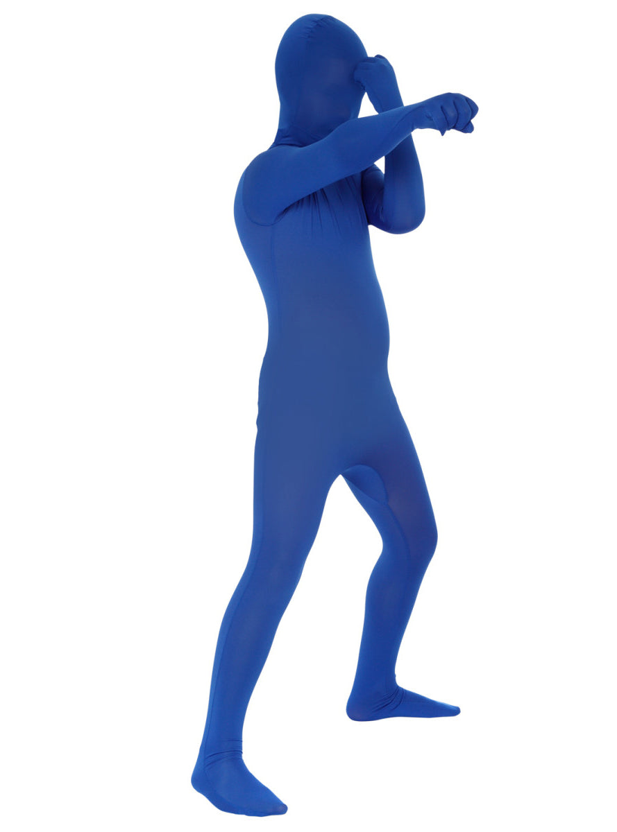 Classic Boys Blue Morphsuit - Alternate Image