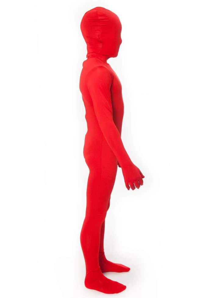 Classic Boys Red Morphsuit - Side Image