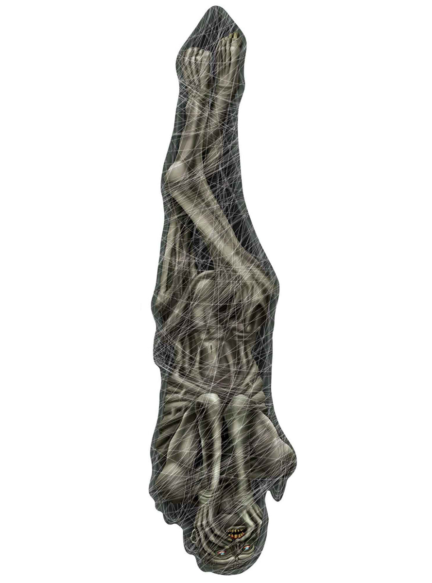 Jointed Halloween Cocooned Corpse Cut Out Decoration - Main Image
