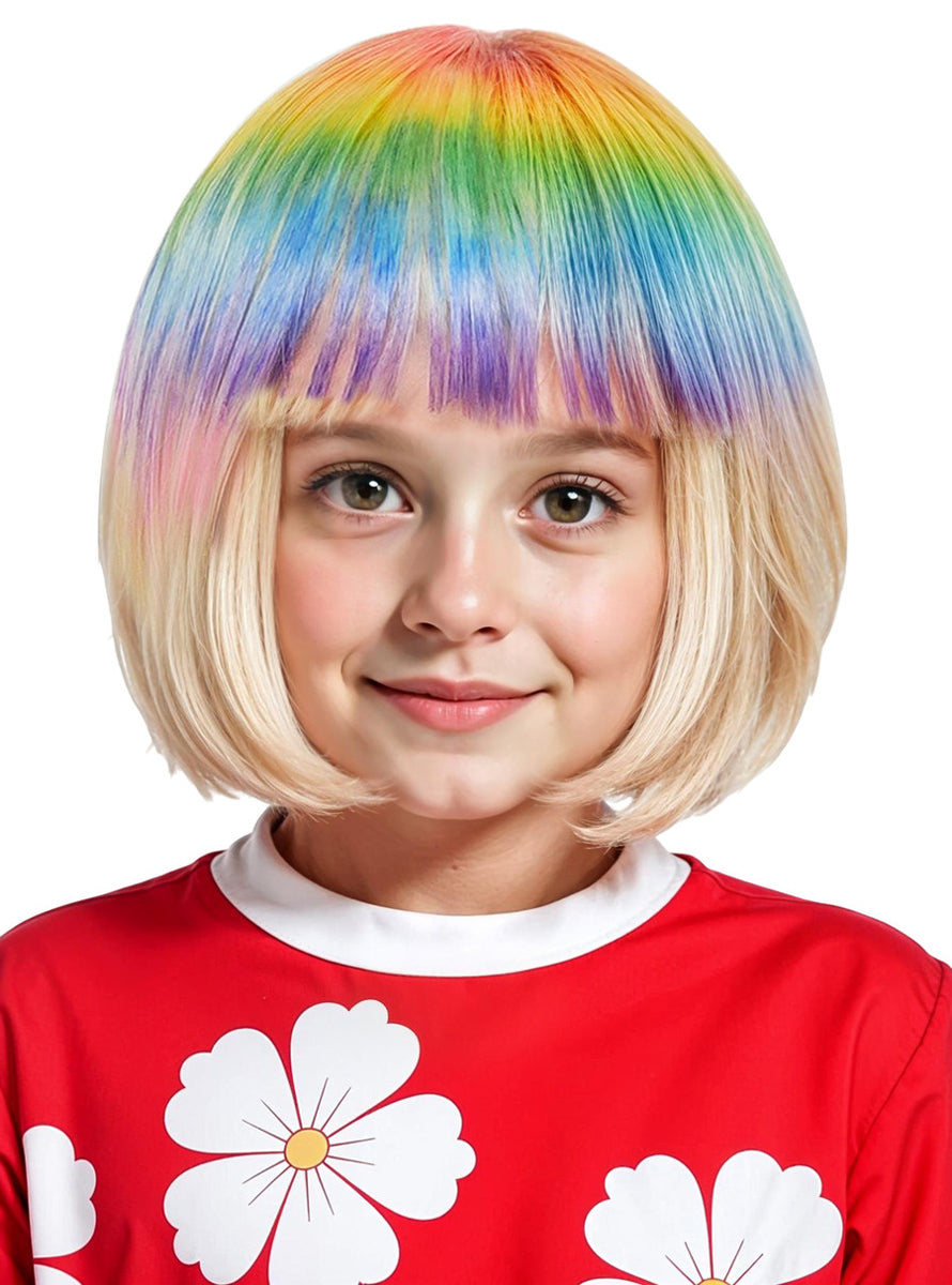 Crayola Colour Me Blonde Bob Customisable Costume Wig - Kids Image