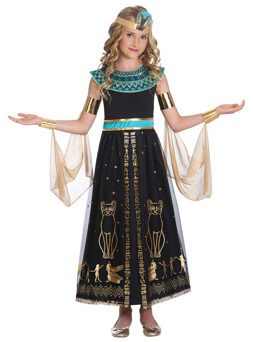 Cleopatra Ten Girls Egyptian costume - Main Image