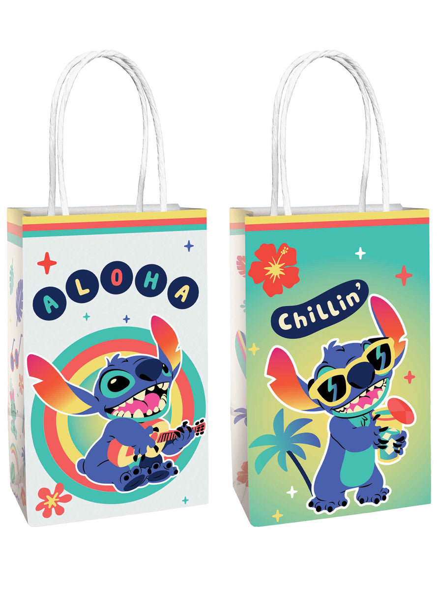 Stitch Paper Loot Bags 8 Pack - Main Image