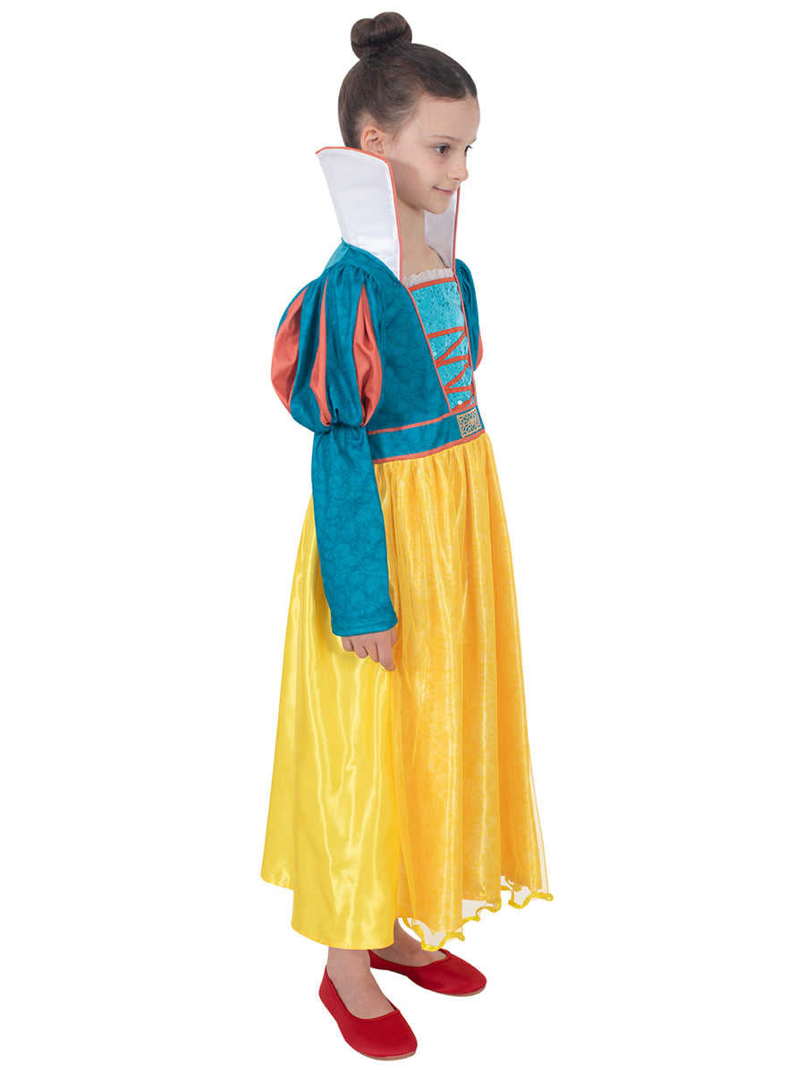 Girls Deluxe Live Action Disney Snow White Costume - Side Image
