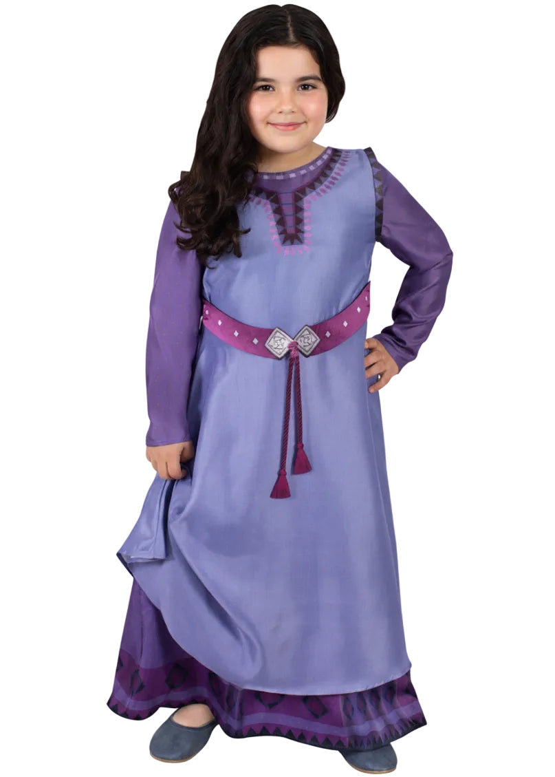 Image of Disney Wish Deluxe Girls Asha Costume